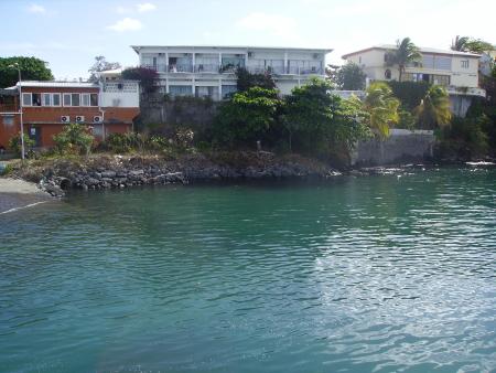 L'arriv�e en Petit Terre