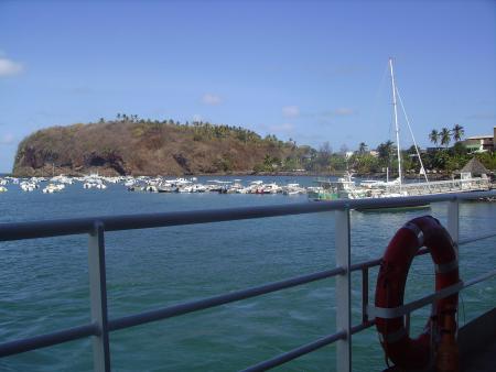 La jet�e de MDZ (vue de la barge)